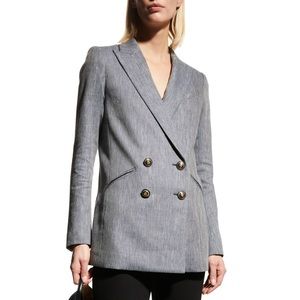 Veronica Beard Oria Dickey Chevron Jacket Size 10 NWT